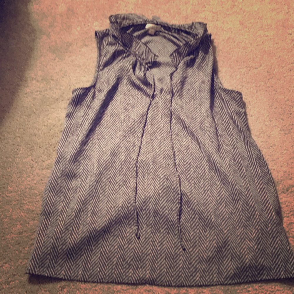 Jcrew sleeveless top.